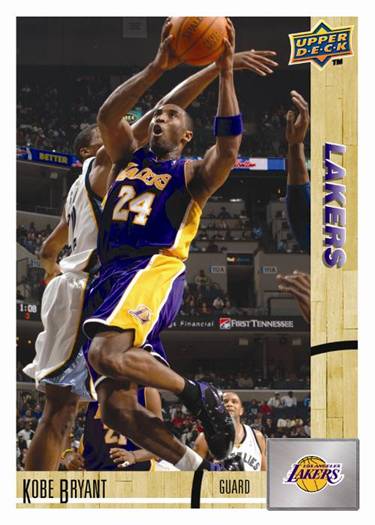Kobe Bryant Basketball Card. 2008-09 Lineage Basketball