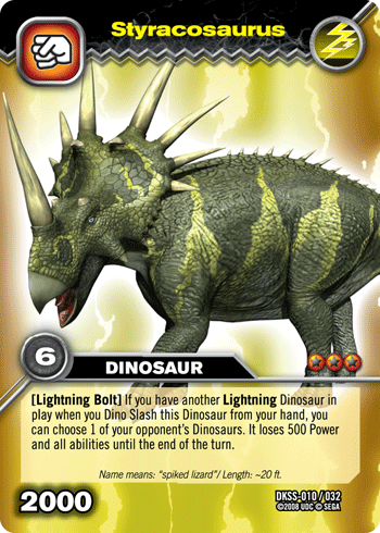 Dinosaur on The Dinosaur King Trading Card Game Has Arrived  And Dinosaur Fans