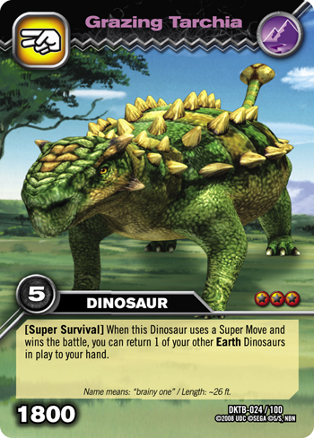 dinosaur king card list all cards